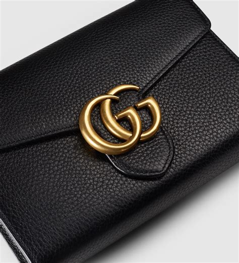 gucci marmont pouch on chain|Gucci small wallet on chain.